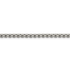 Chisel Stainless Steel Polished 3.8mm Fancy Link 20 inch Chain