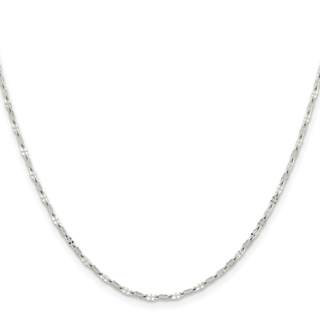 Chisel Stainless Steel Polished 16 inch Fancy Link Chain