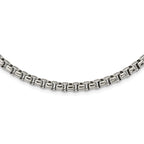 Chisel Stainless Steel Polished 24 inch Rounded Box Chain