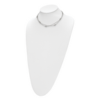 Stainless Steel Polished Two Strand 15.75in w/2in ext Necklace