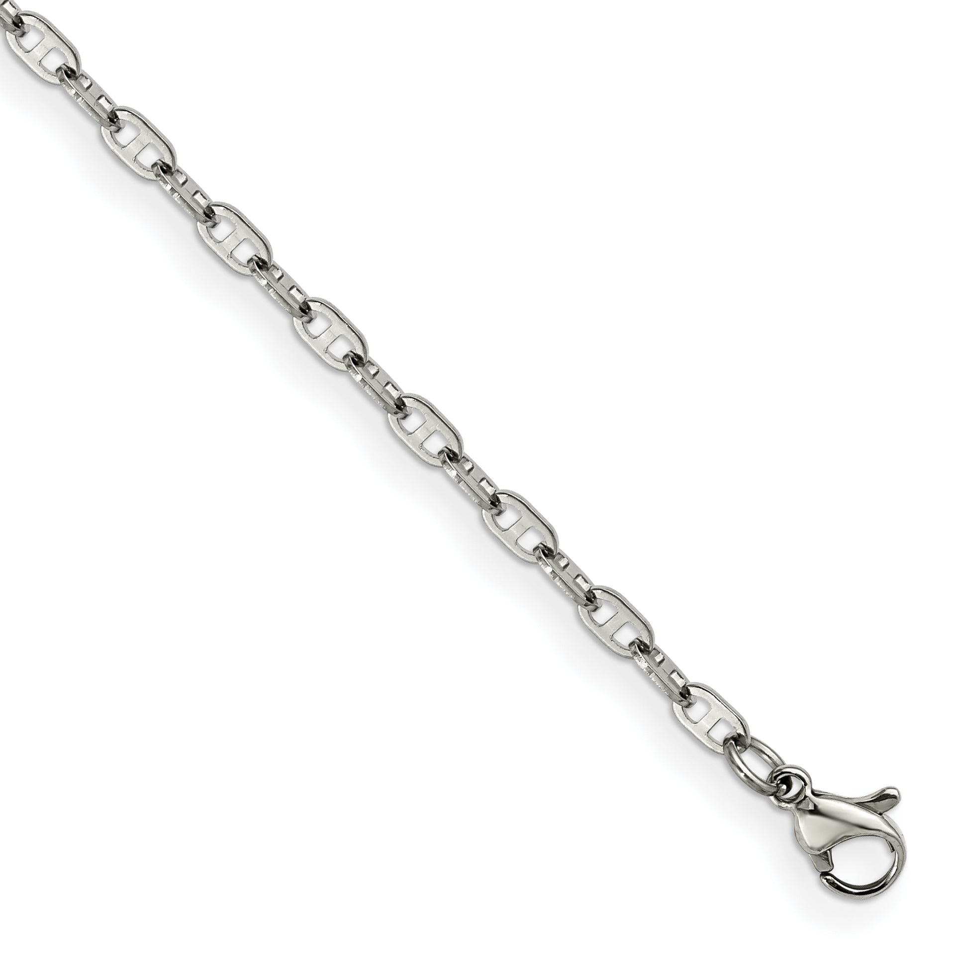 Chisel Stainless Steel Polished 2.75mm 7.5 inch Anchor Chain Main image
