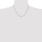 Polished Rolo Chain Necklace in Stainless Steel, 3.2mm
