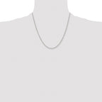 Polished Rolo Chain Necklace in Stainless Steel, 3.2mm