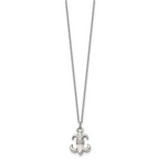 Fleur de Lis Necklace in Stainless Steel