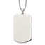 Chisel Stainless Steel Brushed and Polished Round Edge XLarge 2mm Dog Tag on a 24 inch Ball Chain Necklace