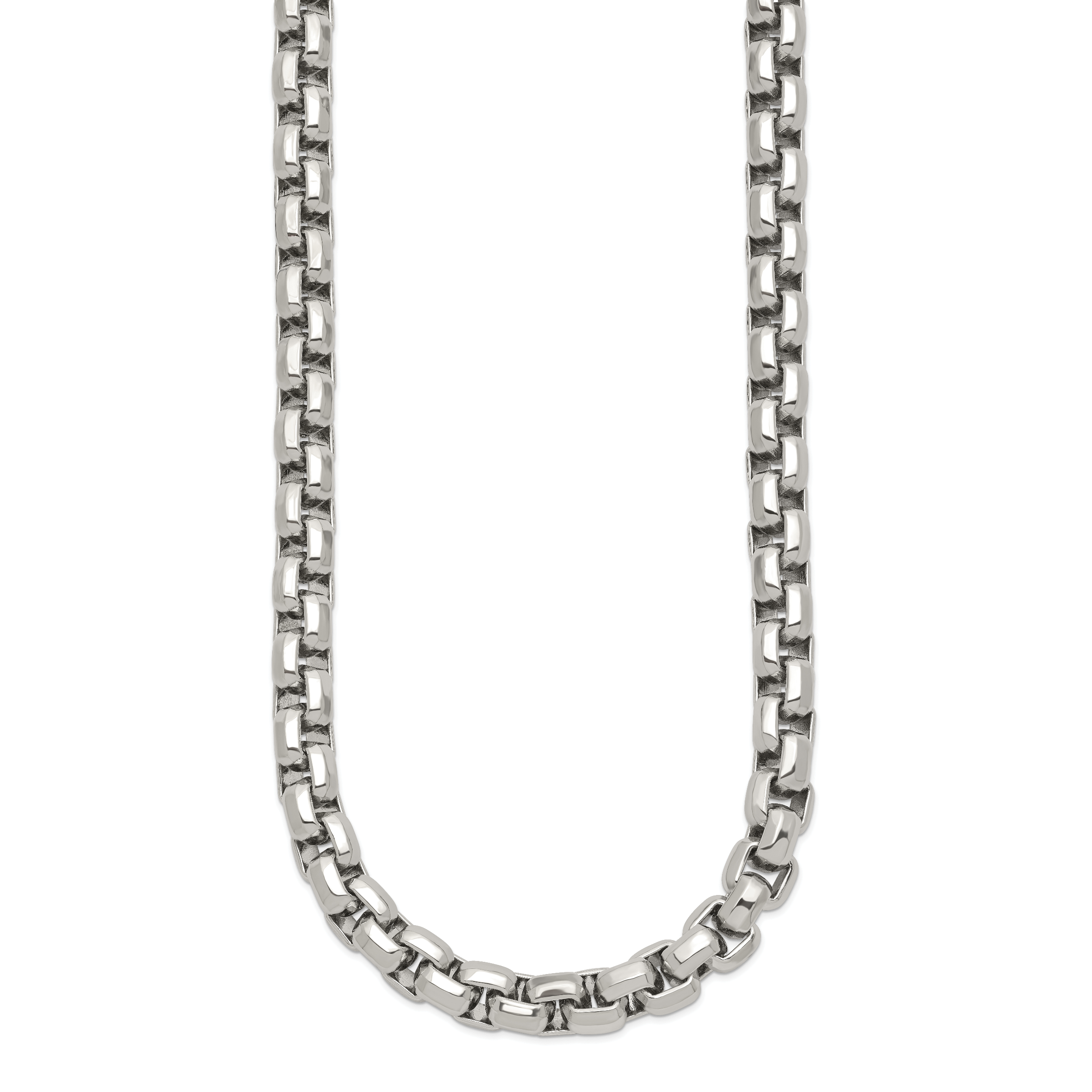 Chisel Stainless Steel Polished 24 inch Fancy Rolo Chain Secondary image