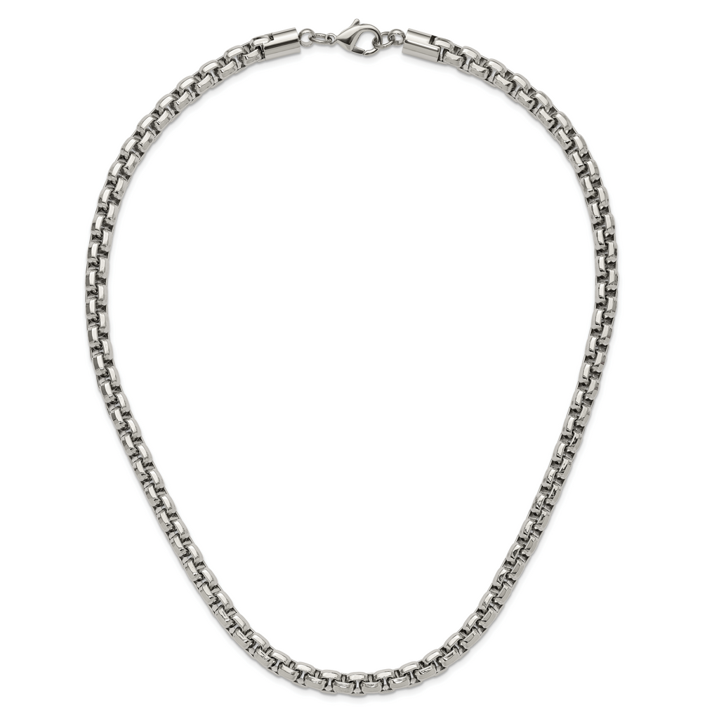 Chisel Stainless Steel Polished 24 inch Fancy Rolo Chain