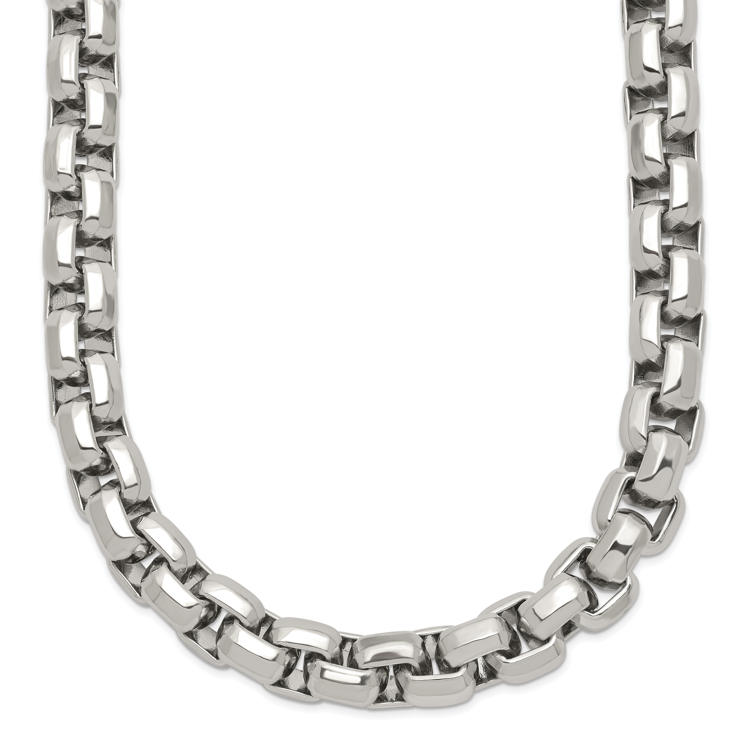Chisel Stainless Steel Polished 24 inch Fancy Rolo Chain Main image