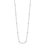 Chisel Stainless Steel Polished Stars on a 35 inch Cable Chain Necklace