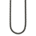 Chisel Stainless Steel Antiqued 24 inch Box Chain