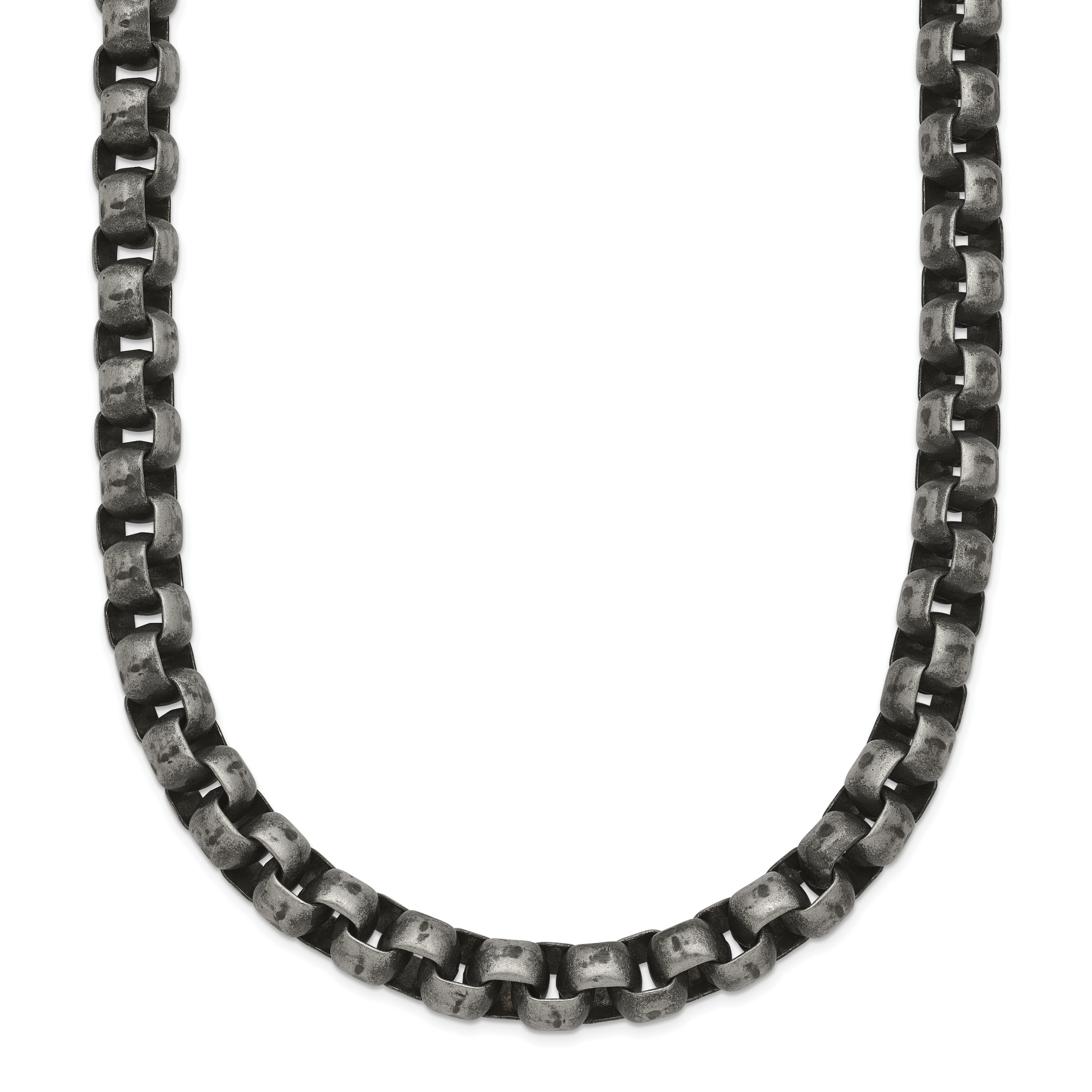 Chisel Stainless Steel Antiqued 24 inch Box Chain Main image