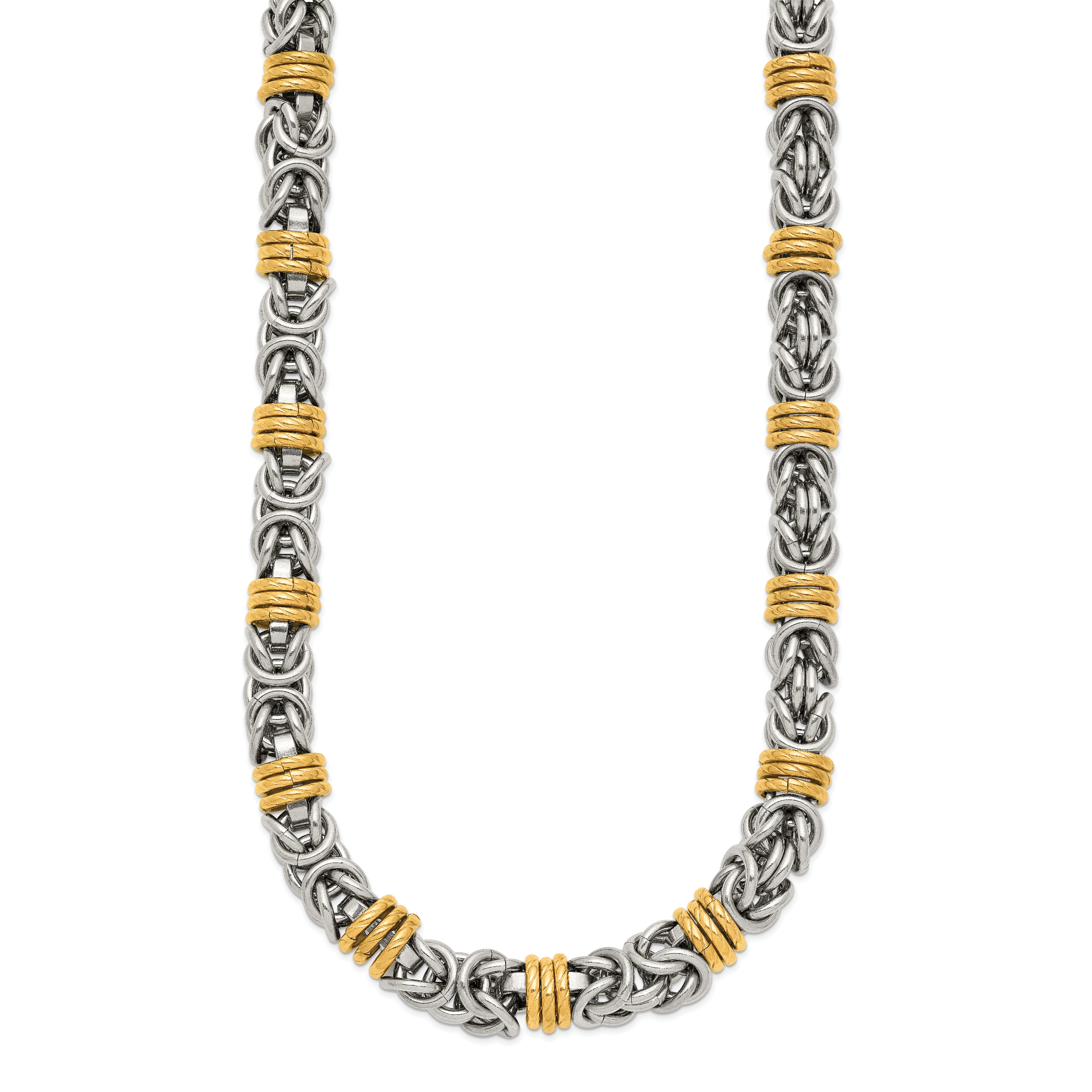 Chisel Stainless Steel Polished Yellow IP-plated 24 inch Necklace Secondary image