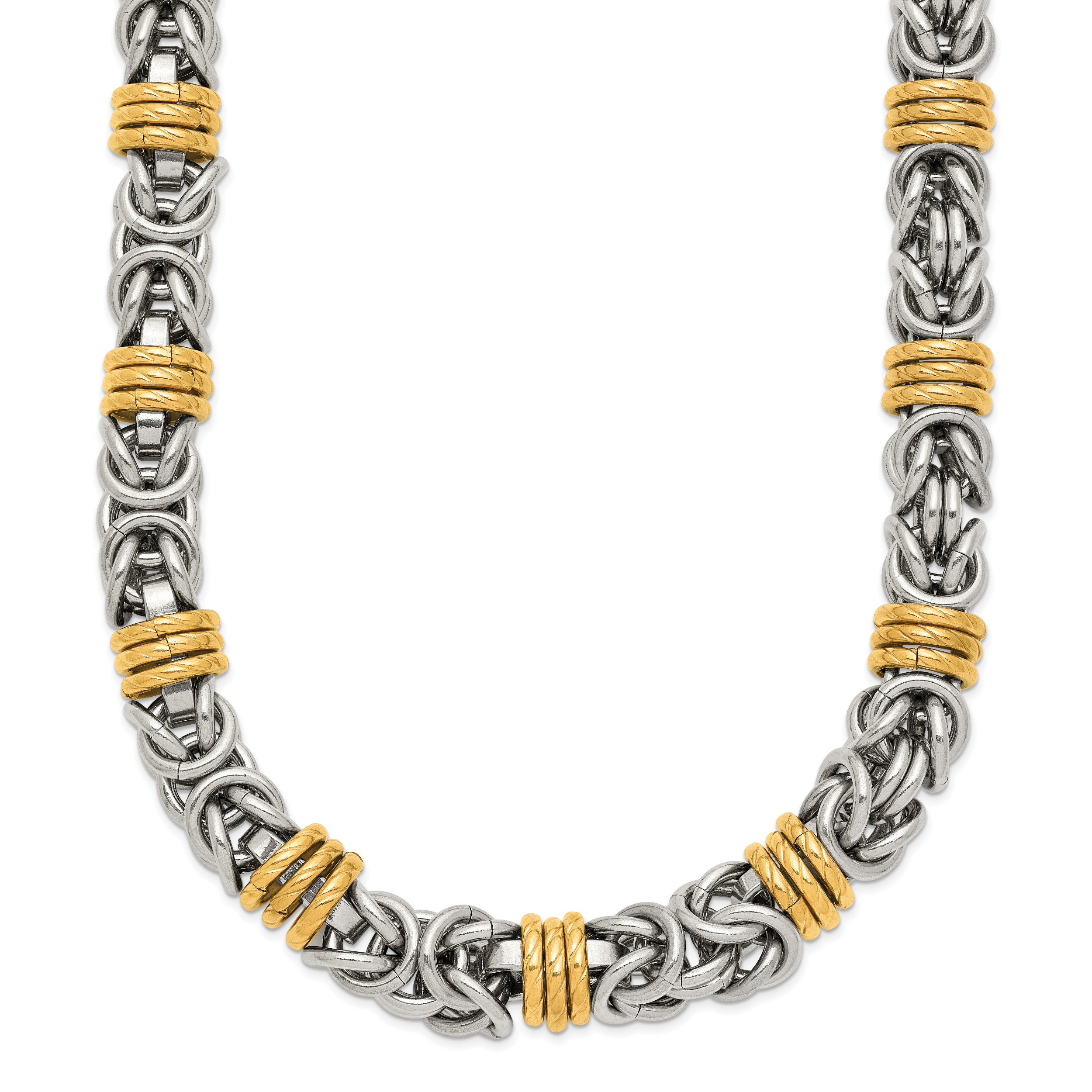 Chisel Stainless Steel Polished Yellow IP-plated 24 inch Necklace Main image