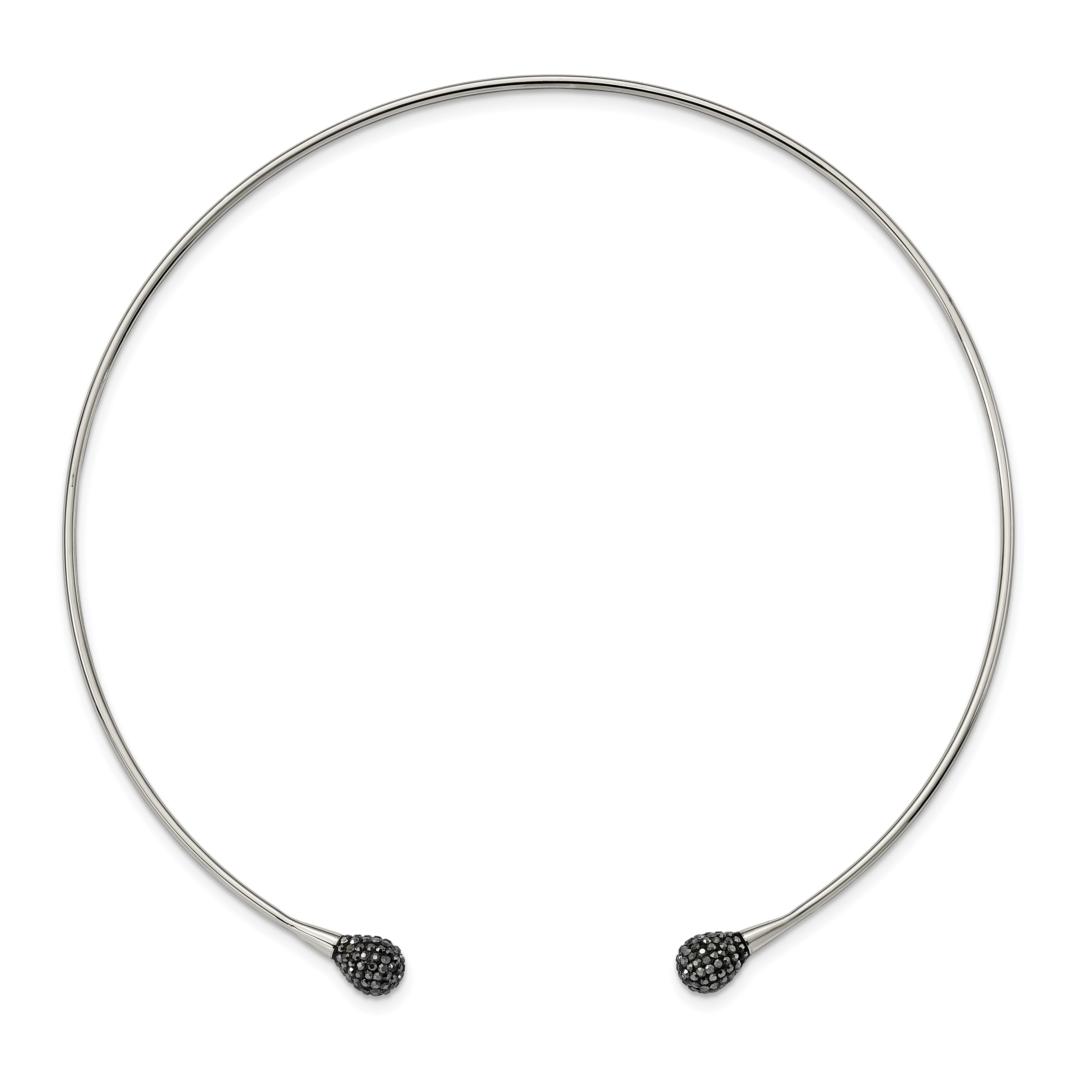 Stainless Steel Polished with Hematite Flexible Neck Wire Main image