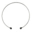 Stainless Steel Polished with Hematite Flexible Neck Wire