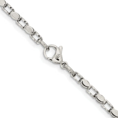 Stainless Steel Polished Fancy Link 18in Chain