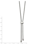 Chisel Stainless Steel Polished Adjustable up to 20.5 inch Box Chain Necklace
