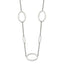 Chisel Stainless Steel Polished Fancy Oval Link 38 inch Necklace