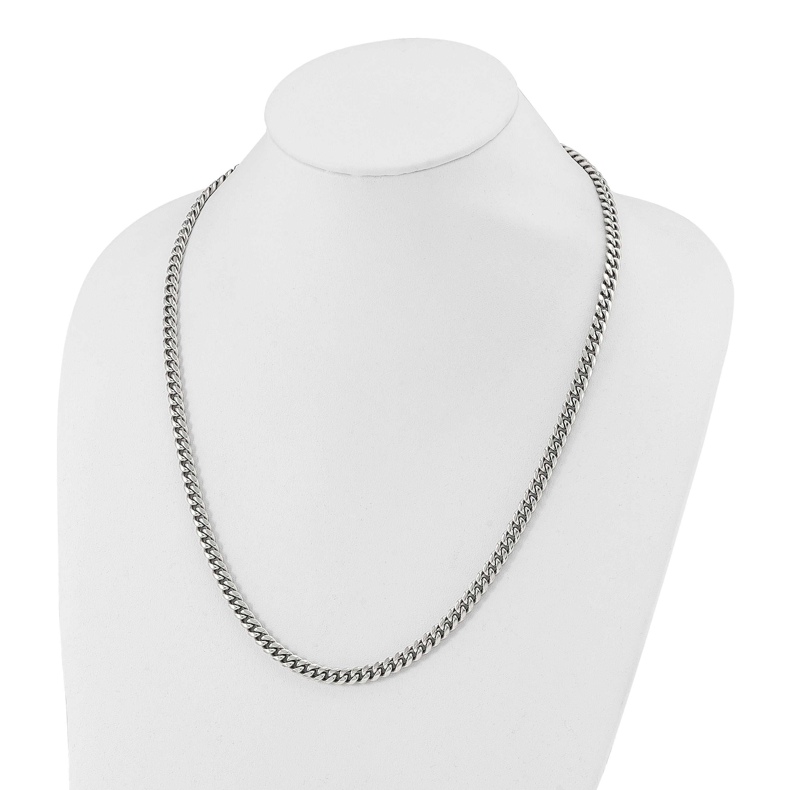 Chisel Stainless Steel Polished 6mm 24 inch Curb Chain Secondary image