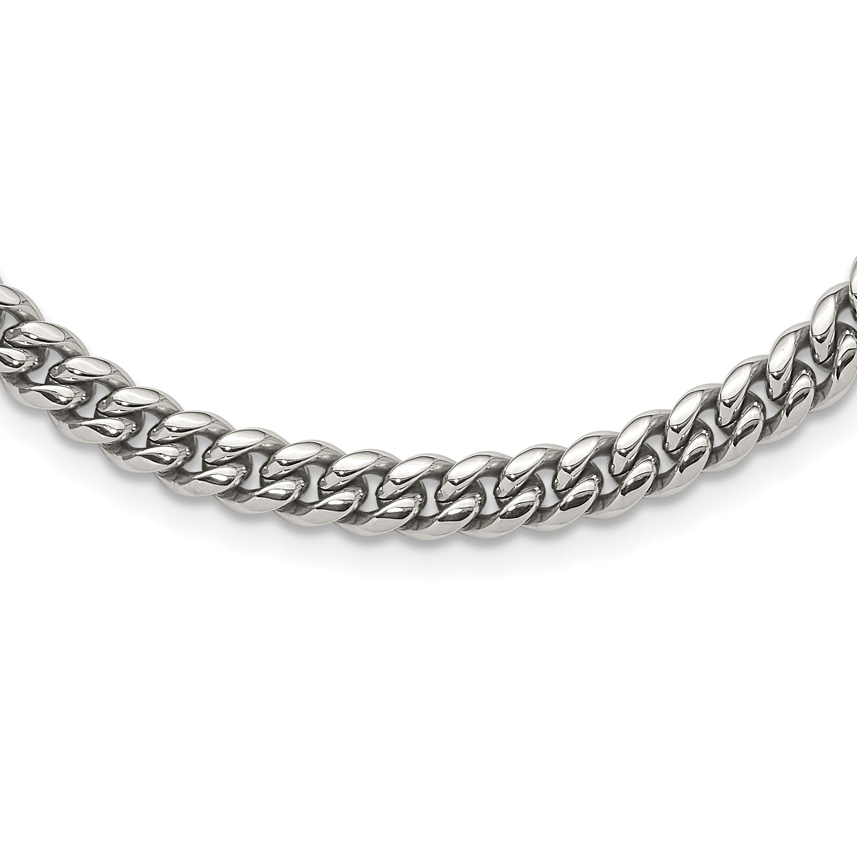 Chisel Stainless Steel Polished 6mm 24 inch Curb Chain Main image