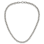 Chisel Stainless Steel Polished 8.5mm 24 inch Cable Chain