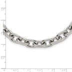 Chisel Stainless Steel Polished 8.5mm 24 inch Cable Chain