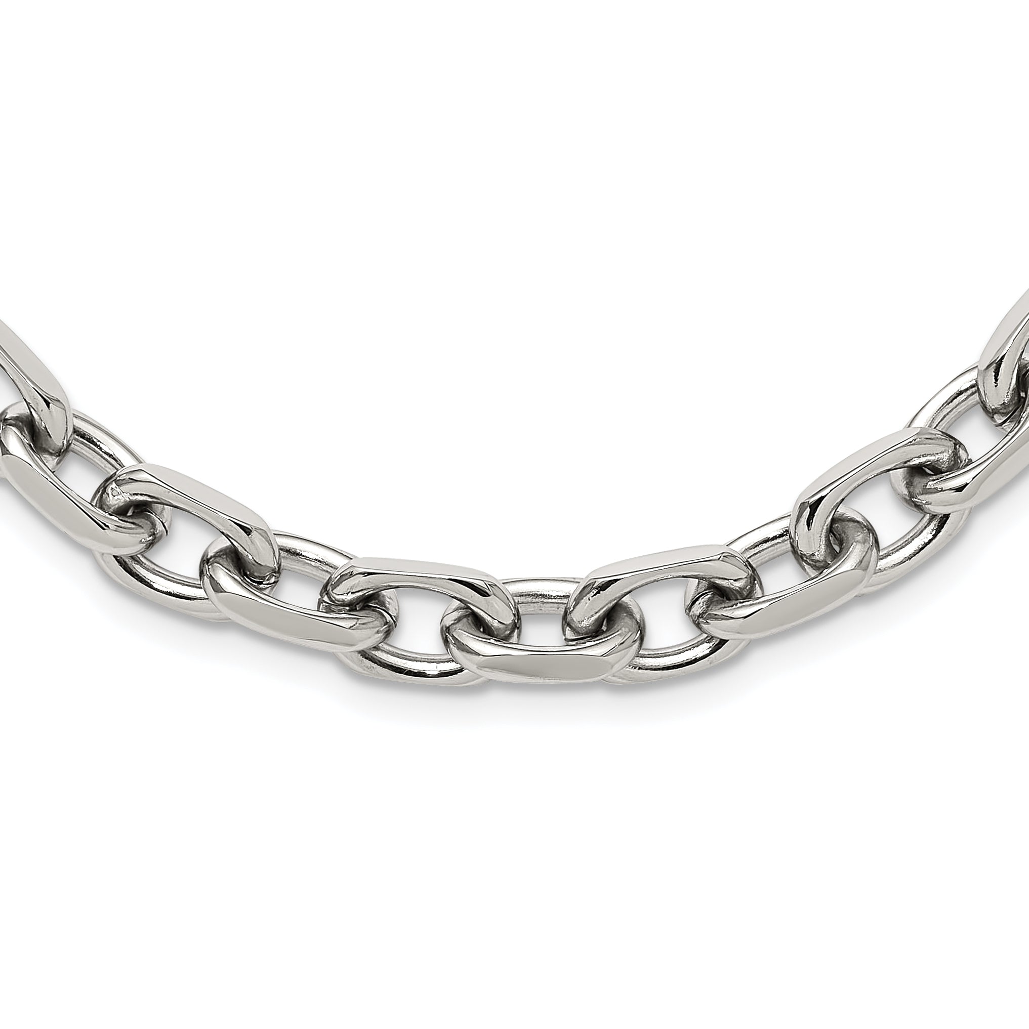 Chisel Stainless Steel Polished 8.5mm 24 inch Cable Chain Main image