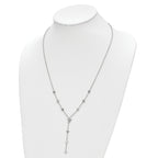 Chisel Stainless Steel Polished Triangles 24 inch Cable Chain Y Necklace