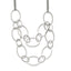 Chisel Stainless Steel Polished Oval Link 2-Strand 19 inch with 1.5 inch Extension Necklace