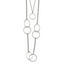 Chisel Stainless Steel Polished with Circles 2-Strand 20 inch Necklace