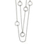 Chisel Stainless Steel Polished with Circles 2-Strand 31 inch Necklace