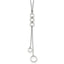 Chisel Stainless Steel Polished with Circle Dangles 23 inch with a 2 inch Extension Necklace