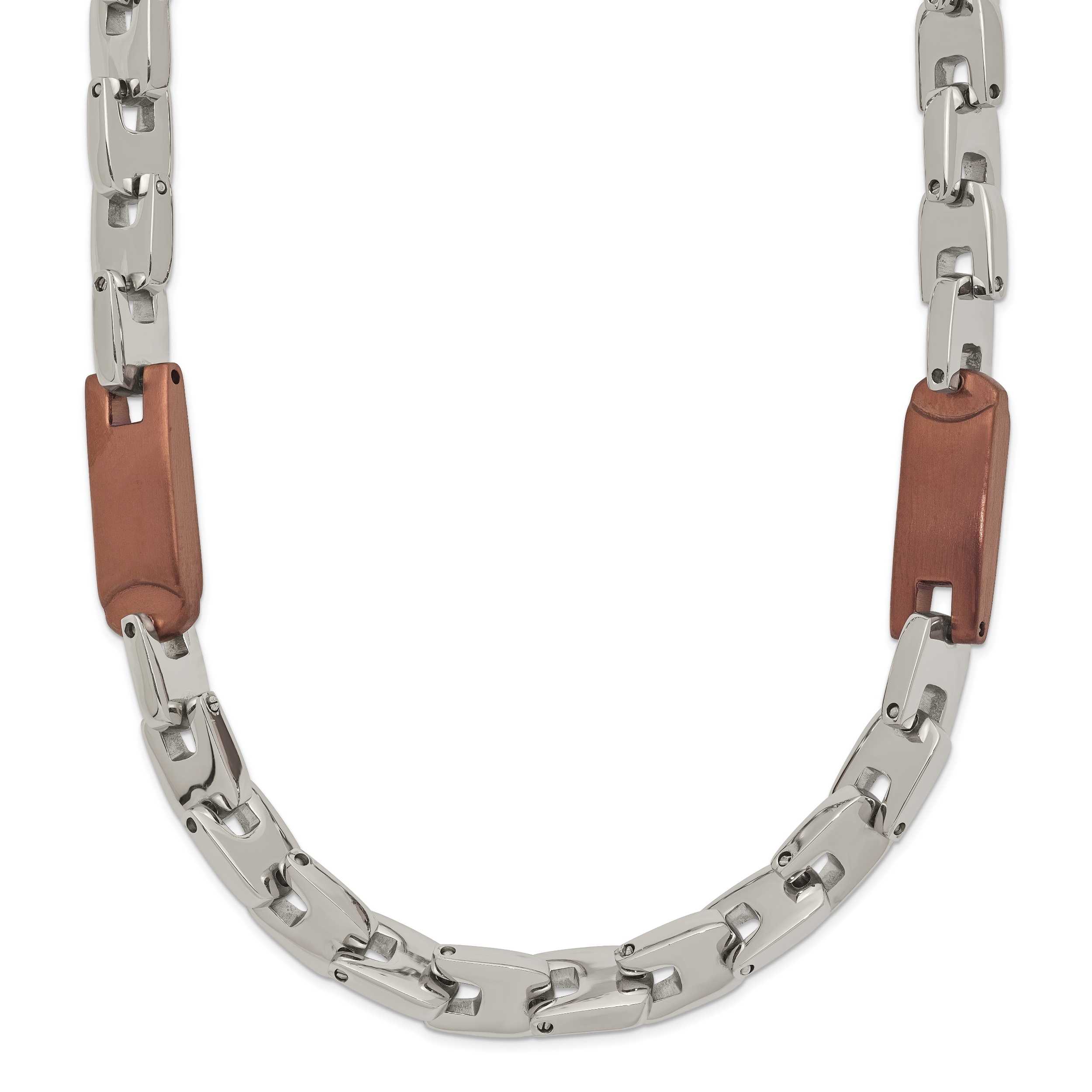 Chisel Stainless Steel Polished Brown IP-plated 24 inch Necklace Main image