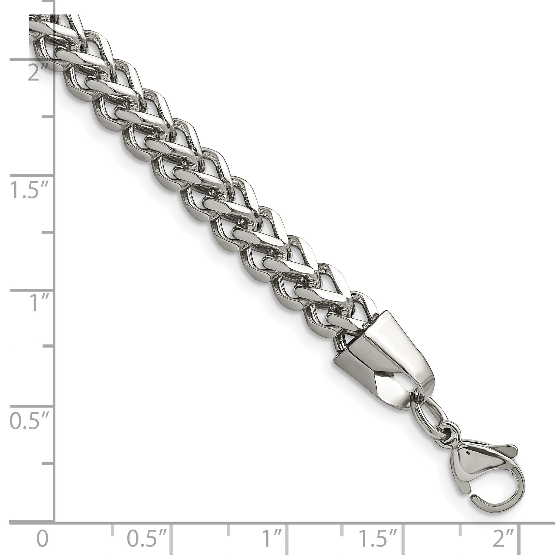 Chisel Stainless Steel Polished 5.5mm 8.5 inch Franco Chain Secondary image