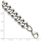 Chisel Stainless Steel Polished 13.75mm 8.5 inch Curb Chain
