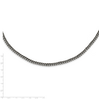 Chisel Stainless Steel Polished 24 inch Franco Chain
