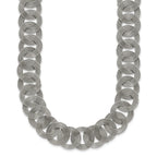 Chisel Stainless Steel Polished 19 inch Circle Link Necklace