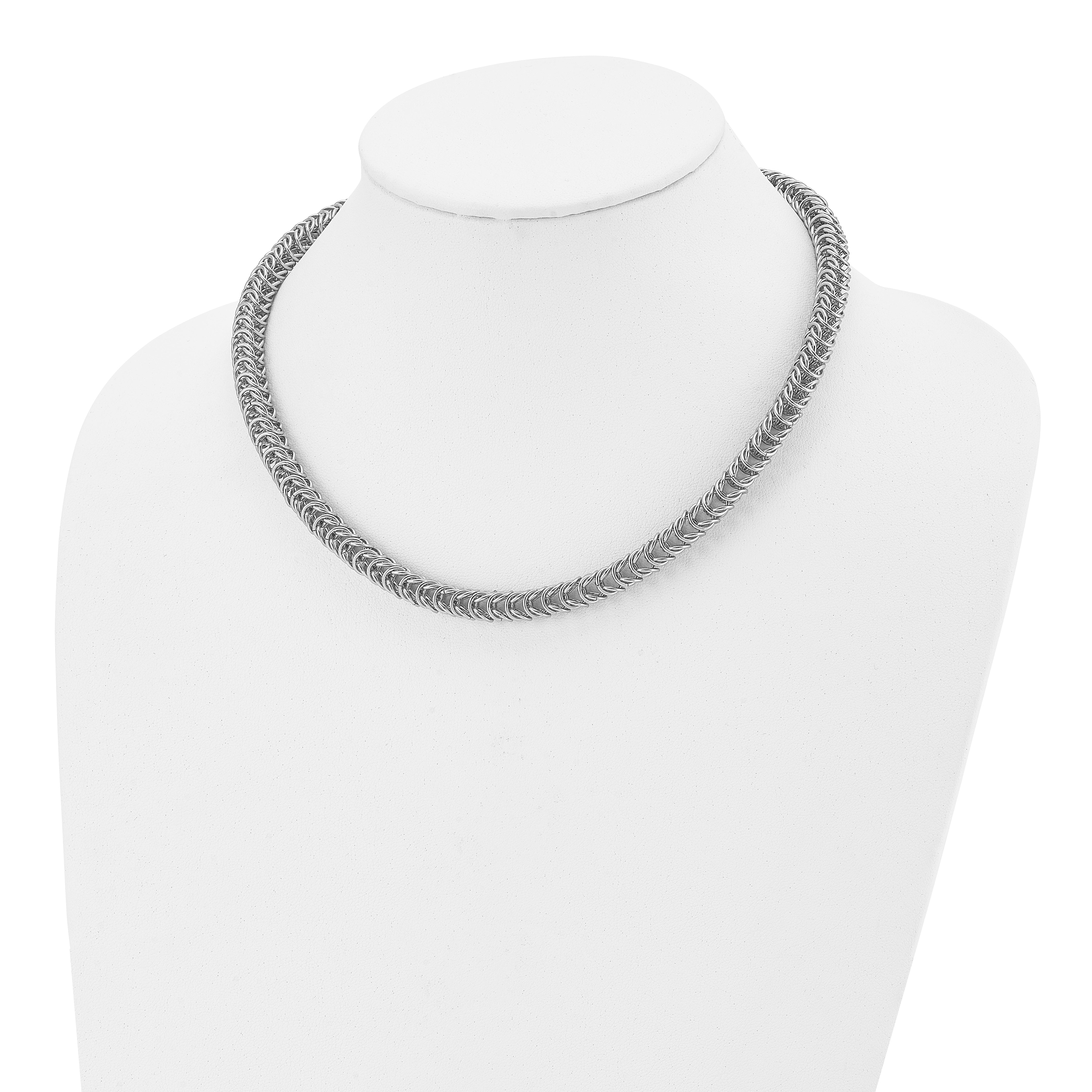 Chisel Stainless Steel Polished 18 inch Fancy Link Necklace Secondary image
