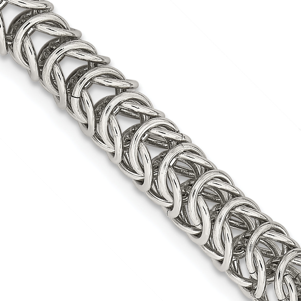 Chisel Stainless Steel Polished 18 inch Fancy Link Necklace Main image
