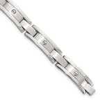 Sophia Jewelers Stainless Steel Men's Bracelet and Accessories Set Engravable Gift