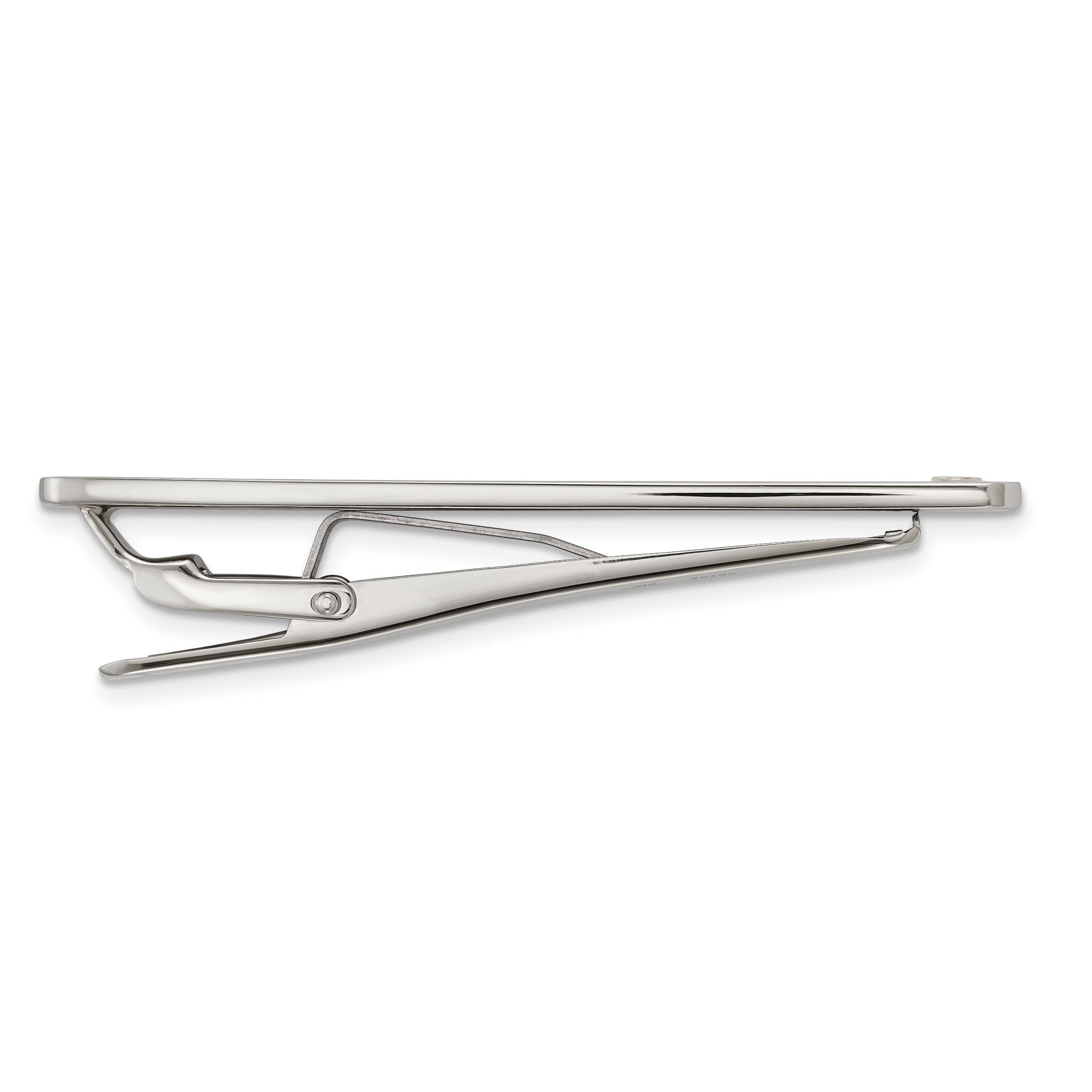 Chisel Stainless Tie Bar with 18K Gold Accent and Carbon Fiber