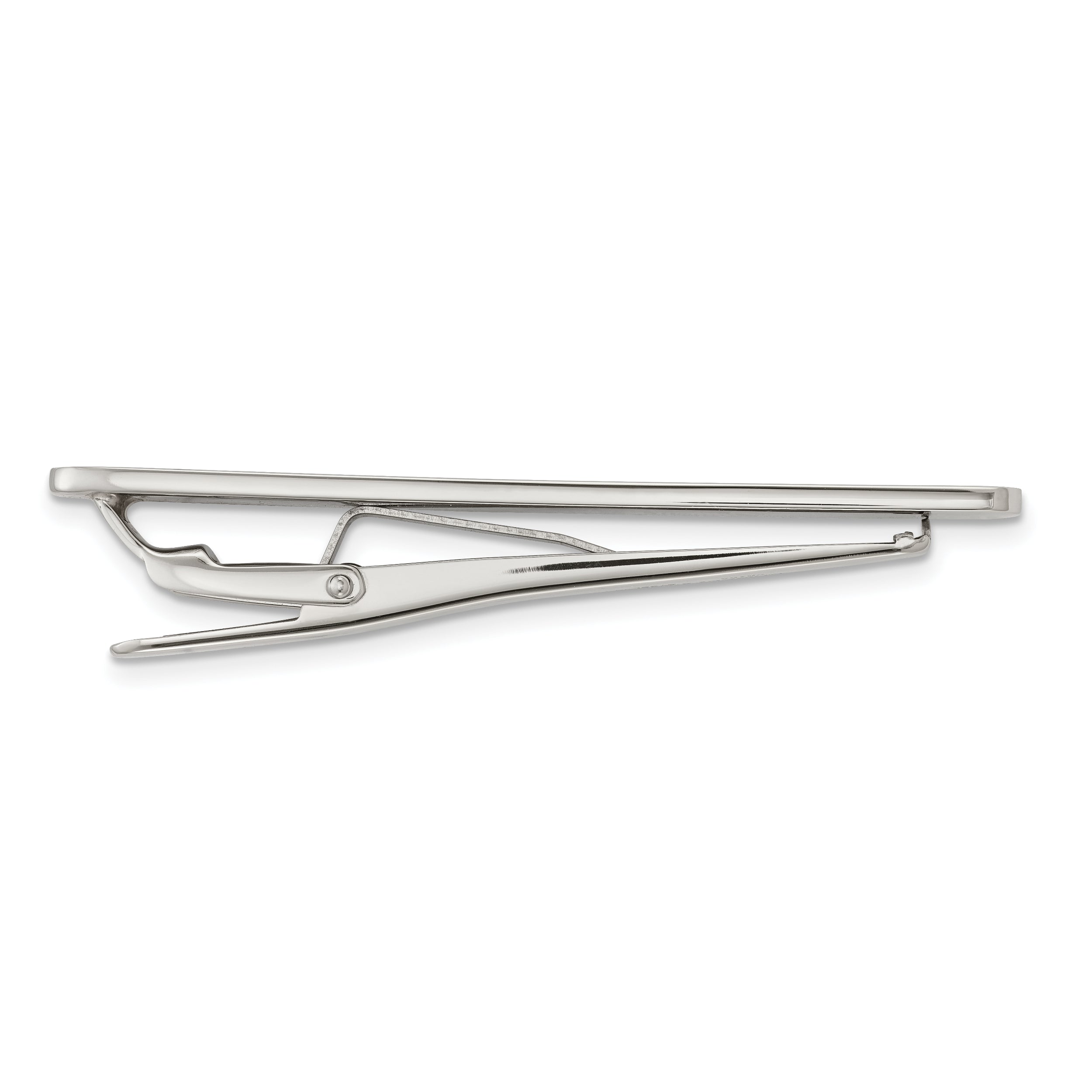 Chisel Stainless Steel Men's Polished Engravable Tie Bar Gift Ready