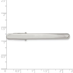 Chisel Stainless Steel Men's Polished Engravable Tie Bar Gift Ready