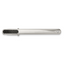Chisel Stainless Steel Polished with Black Carbon Fiber .03 Carat Diamond Tie Bar