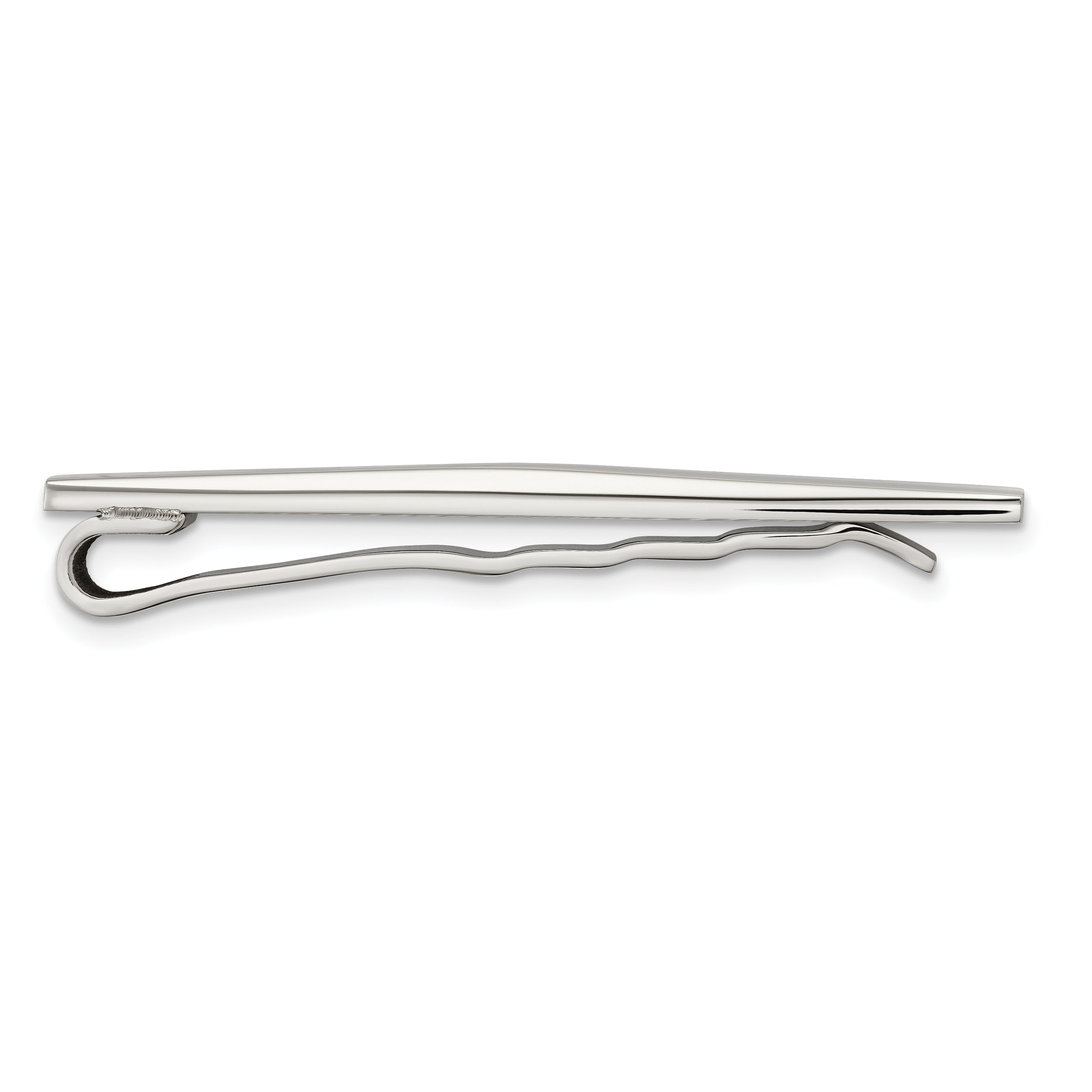 Sophia Jewelers Polished Engravable Stainless Steel Tie Bar Gift Ready