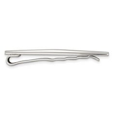 Sophia Jewelers Polished Engravable Stainless Steel Tie Bar Gift Ready
