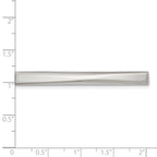 Sophia Jewelers Polished Engravable Stainless Steel Tie Bar Gift Ready