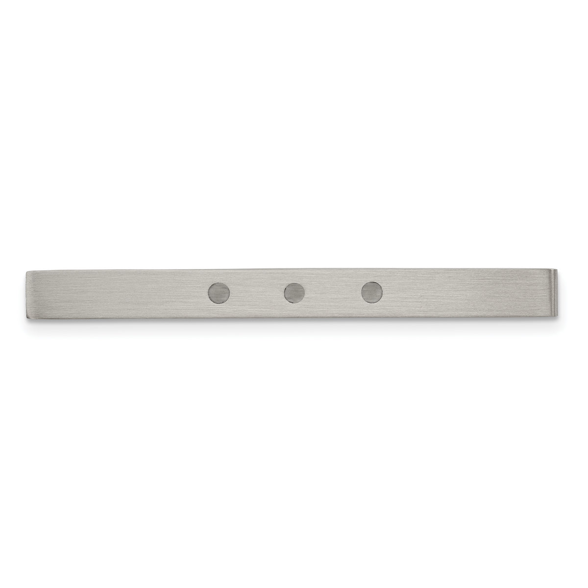 Chisel Stainless Steel Brushed with Resin Tie Bar