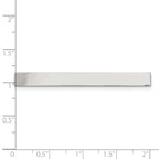 Chisel Stainless Steel Engravable Tie Bar with Polished Finish Gift Ready