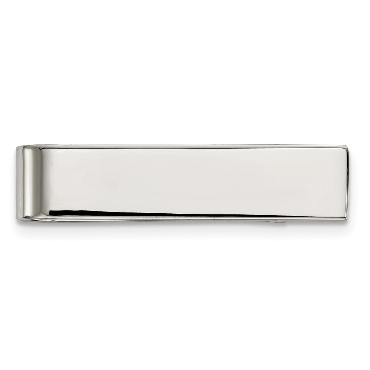 Men's Money Tie Bar in Stainless Steel - Sophia Jewelers Main image
